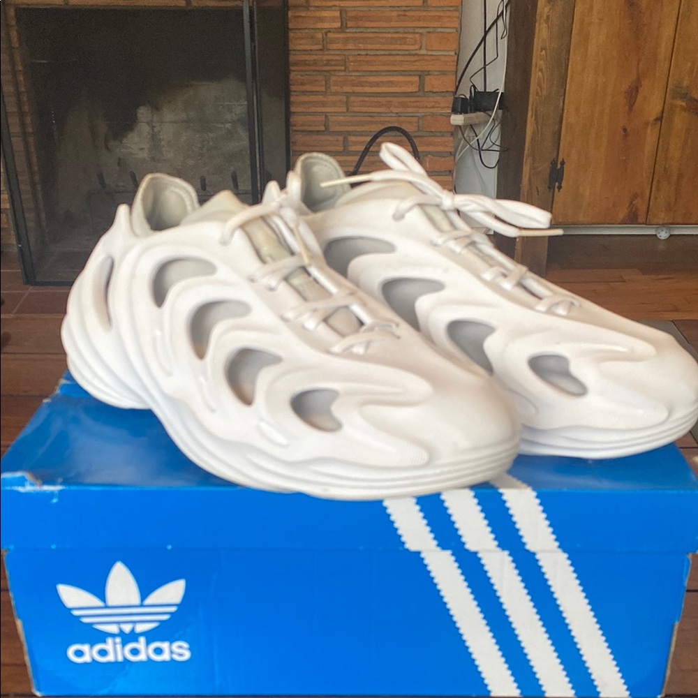 Adidas Cream Sculpted Sneakers